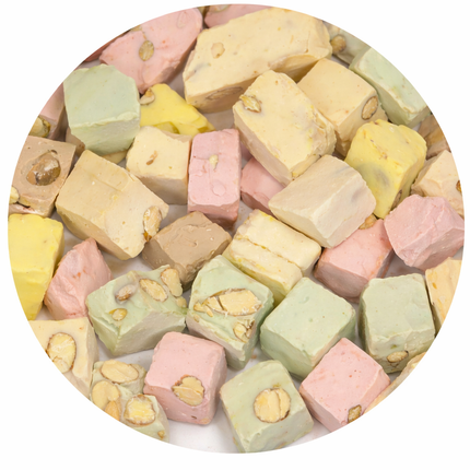 Nougat stukjes